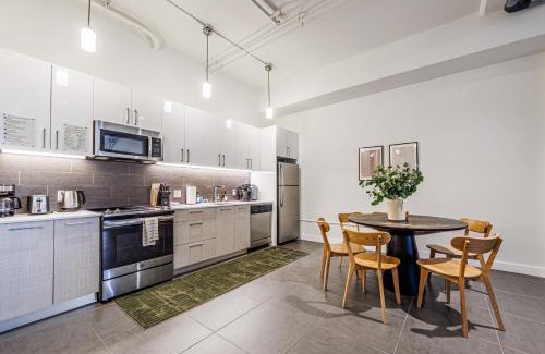 Historic Core Apartment | Downtown Escape - 2BR w Skyline Views & Hot Tub