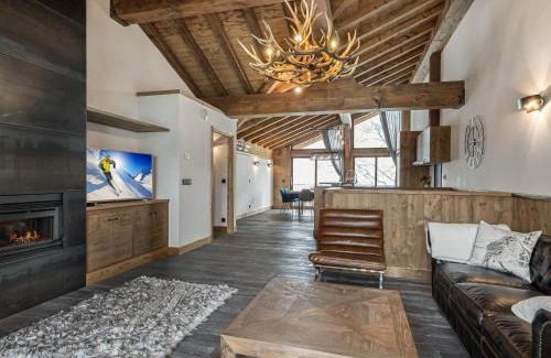 Le Praz Apartment | Duplex Charmant Près des Pistes avec Hammam et Cheminée à Courchevel Le Praz - FR-1-568-8