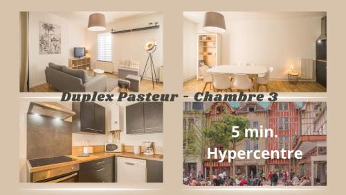 Troyes Bed & Breakfast | Duplex Pasteur - Chambre 3 - Chambre Privée