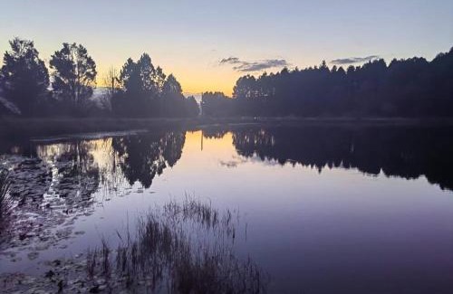 Karkloof Nature Reserve Other | eKuthuleni - Wooden Cabin over the lake
