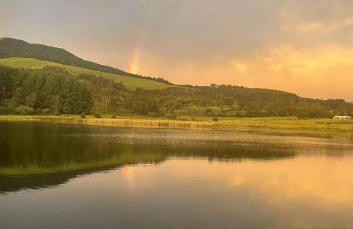 Karkloof Nature Reserve Other | eKuthuleni - Wooden Cabin over the lake