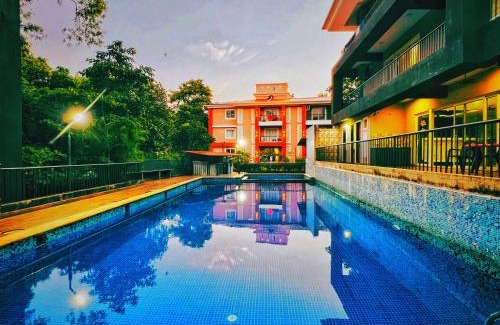 Vagator Apartment | Elegant 4Bhk Stay With Pool Near Beaches 2BHKX2