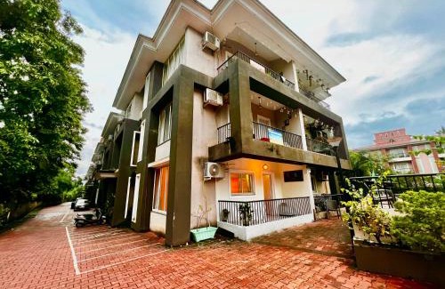 Vagator Apartment | Elegant 4Bhk Stay With Pool Near Beaches 2BHKX2