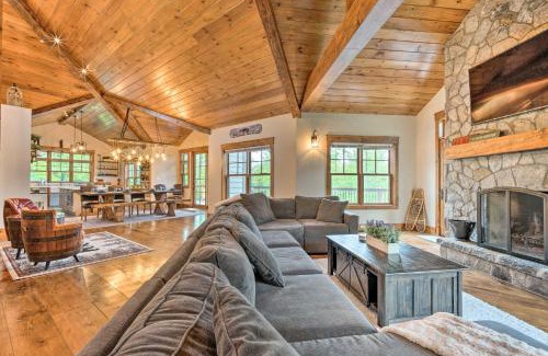West Dover House | Elegant Mtn Chalet with Deck 1 Mi to Mt Snow!