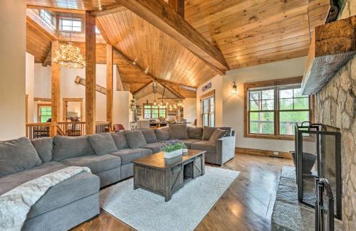 West Dover House | Elegant Mtn Chalet with Deck 1 Mi to Mt Snow!