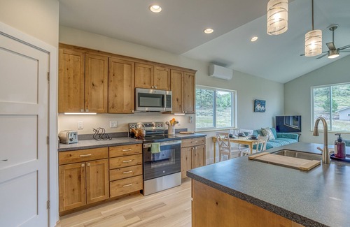 Pagosa Highlands House | Enjoy the best of both worlds in this brand-new home—just minutes from Uptown Pagosa Springs, yet tucked away in a quiet, rural setting. Permit VRP-25-0367 Max Occupancy: 6