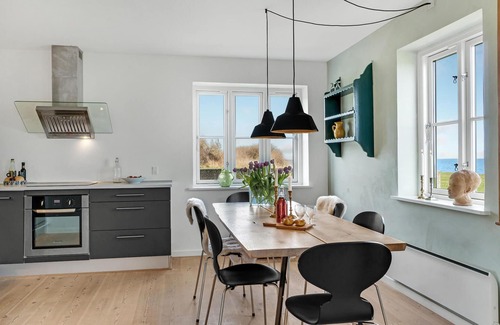 Klint Apartment | Enjoy the sea breeze on the terrace of this spacious vacation home.