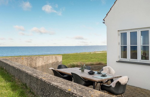 Klint Apartment | Enjoy the sea breeze on the terrace of this spacious vacation home.