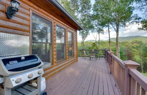 Ellijay House | Expansive Mtn-View Ellijay Cabin Private Hot Tub