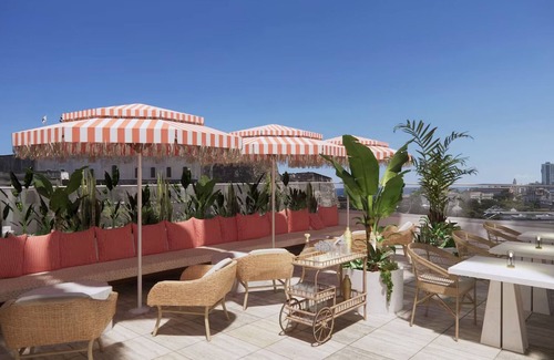 San Francisco House | Exquisite Stay w/Calming Ambiance, Rooftop Pool, and Scenic Bar - Near El Morro