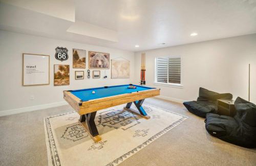 Orem House | Fall Family Retreat with Custom Sauna Theatre Lux MTN Spa Pool and Poker tables Stocked Kitchen and MORE
