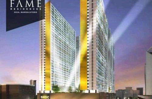 Highway Hills Apartment | Fame Residences 1 bedroom near MRT, Shaw, Megamall, Shangrila, Ortigas 1401