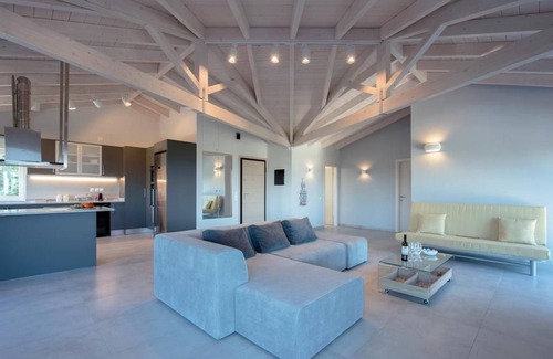 Evropouloi Apartment | Fedra House - High furnished apartment with breathtaking sea view