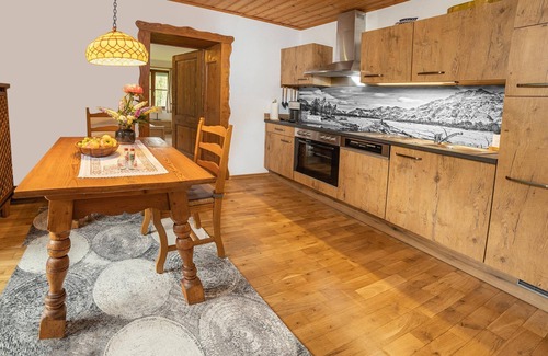 Ramsau bei Berchtesgaden Apartment | Ferienwohnung Nr. 1, 1-2 Pers., 48 qm, Dusche/wc, Südbalkon, TV, 1 Schlafzimmer + Wohnschlafzimmer, Neue Wohnküche