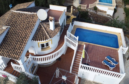Sagra House | Ferienhaus "casa Elina" with private pool and sea view