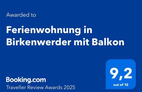 Oberhavel Apartment | Ferienwohnung in Birkenwerder mit Balkon