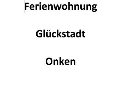 Glueckstadt Apartment | Ferienwohnungen direkt am Wasser in Glückstadt