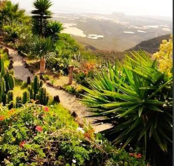 Villa de Arico Apartment | Finca Aurora quiet holiday flat with pool and great mountain and sea views