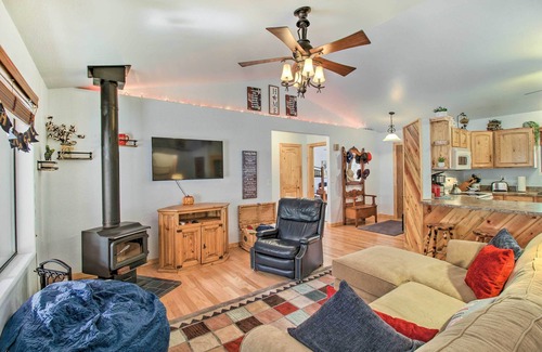 Overgaard Cabin | Fire Pit, Fenced Yard: Overgaard Cabin Near Hiking