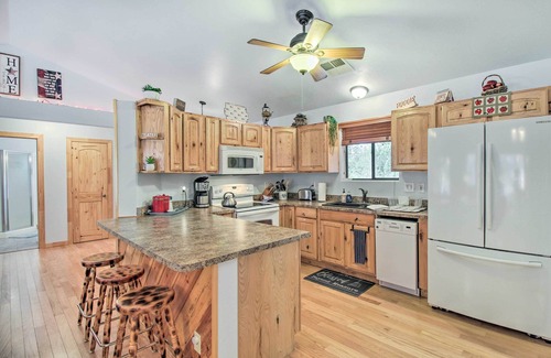 Overgaard Cabin | Fire Pit, Fenced Yard: Overgaard Cabin Near Hiking