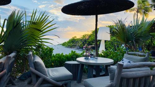 La Saline Les Bains Apartment | FLAMBOYANT - Studio 2 personnes avec lit de qualité hôtelière séparable pour couple ou amis avec très belle terrasse à 12 min à pied ou 4 min en voiture du lagon de l'Ermitage - ST GILLES LES BAINS