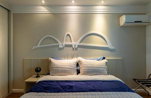 Setor Hoteleiro Norte Apartment | Flat Brasília 50m2 com varanda