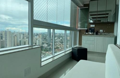 Setor Bueno Apartment | Flat Moderno com vista para o Pq. Vaca Brava