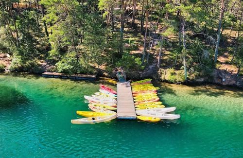 Esparron-de-Verdon House | Flower Camping La Beaume * - Tent Safari 30m2 CONFORT 2 bedrooms + covered terrace + BBQ 5 people