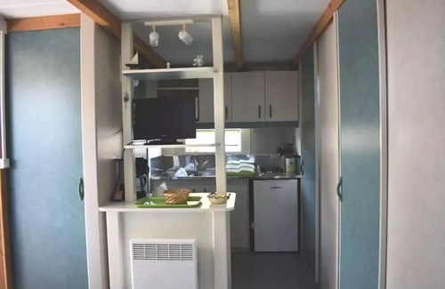 Chateau-d'Olonne Ski Chalet | Flower Camping Le Petit Paris * - Standard chalet 30m2 - 2 bedrooms + covered terrace + TV 5 persons