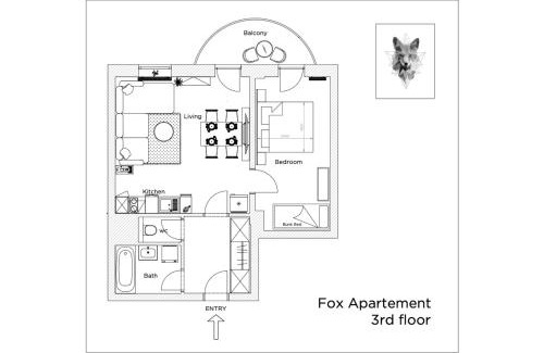 Jachymov Apartment | Fox Apartment