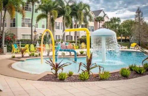 Kissimmee Apartment | Free Disney Shuttle! Family Villa with Pool - 2 Beds, 2 Baths for 8 Guests - 3016