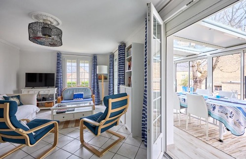 Courseulles-sur-Mer House | Frontenac - Véranda et jardin clos