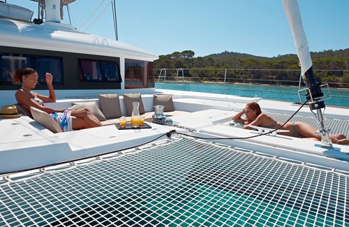 Municipality of Trogir Boat Rental | Fully Crewed Luxury Catamaran on a Lagoon 560 in Croatia