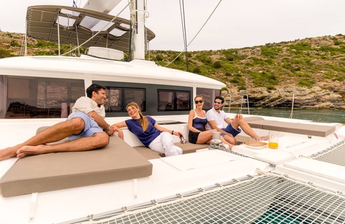 Municipality of Trogir Boat Rental | Fully Crewed Luxury Catamaran on a Lagoon 560 in Croatia