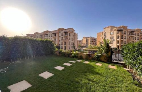 Cairo Apartment | Gated Compound ground floor with garden