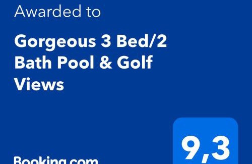 Rojales Apartment | Gorgeous 3 Bed/2 Bath Pool & Golf Views