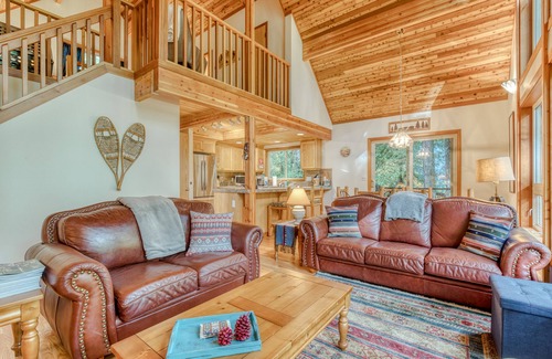 Rhododendron House | Gorgeous home with views of the river, fireplace, washer/dryer, & dog-friendly