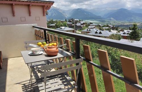 Font-Romeu-Odeillo-Via Apartment | Grand F3 75m2 4/6 pers, jardin terrasse, top vue