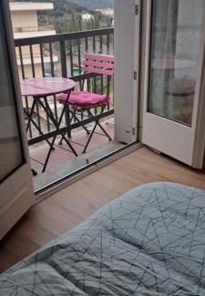 Amelie-les-Bains-Palalda Apartment | Grand studio Sophie rénové avec goût Wi-Fi balcon parking 50m des cures