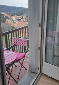 Amelie-les-Bains-Palalda Apartment | Grand studio Sophie rénové avec goût Wi-Fi balcon parking 50m des cures