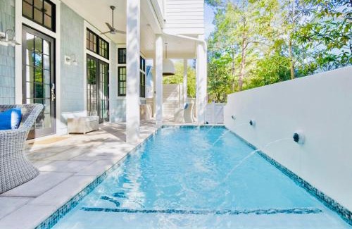 WaterSound Beach House | Grateful Tide By Stay on 30a, Private Beach- Golf Cart!
