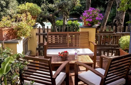 Ansedonia House | Great Sea views short walk to Beach, private Pool, spacious garden, family villa