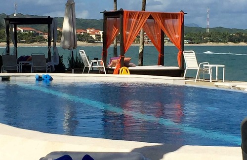 Cabarete Apartment | Guest-friendly room in beachfront resort, pool/cable TV/Wi-fi/fridge, near all
