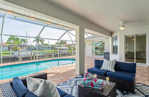 Fort Myers House | Gulf Access, Pool, Ping Pong & pool table, boat dock, sleeps 8-Cape Coral Seashells