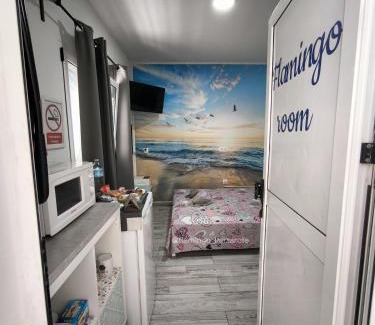 Arrecife Apartment | Habitacion Flamingo, entrada privada y baño privado en suite by flamingo house, no fumadores