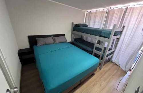 Downtown Santiago House | Habitacion Grande con baño privado en departamento compartido