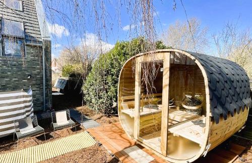 Bockholm House | Haifischsieben, Wow-Haus mit Meerblick, Sauna und Kamin
