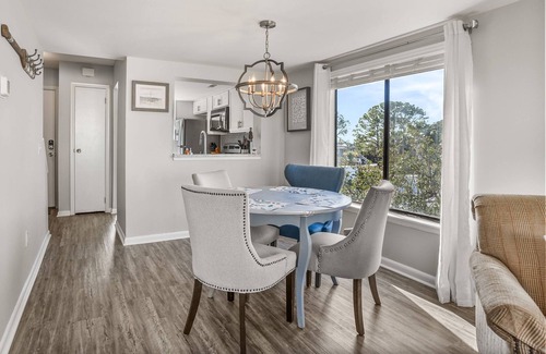 Oceanmarsh Subdivision Condo | Harbor Island Bliss: 2BR Condo, Beach Access, Resort Pool, & Stunning Views!
