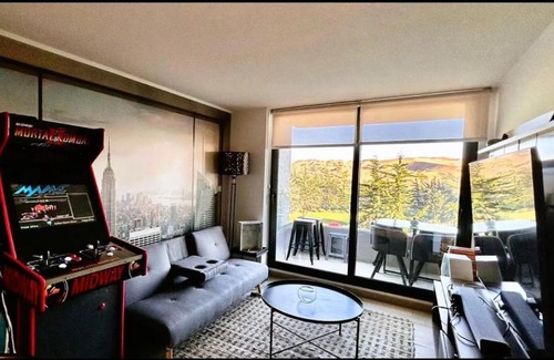 Concon Apartment | Hermoso Depto para 4 personas ,con Arcade de juegos y vista hacia las Dunas y el Mar