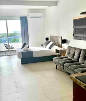 Ejidal Apartment | Hermoso estudio minimalista a 10 minutos del mar